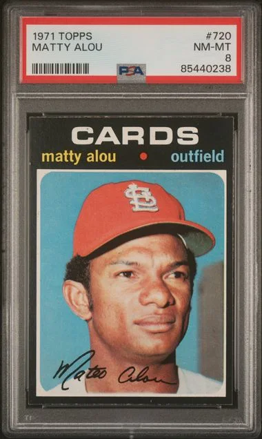 1971 Topps Matty Alou #720 card image