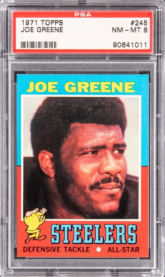 1971 Topps Mean Joe Greene #245 card image