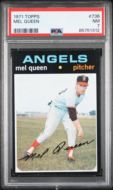 1971 Topps Mel Queen #736 card image