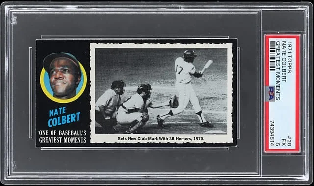 1971 Topps Nate Colbert Greatest Moments #28 card image