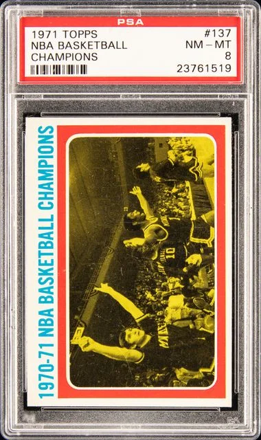 1971 Topps NBA Basketball #137 card image