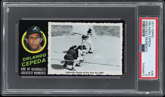 1971 Topps Orlando Cepeda Greatest Moments #26 card image