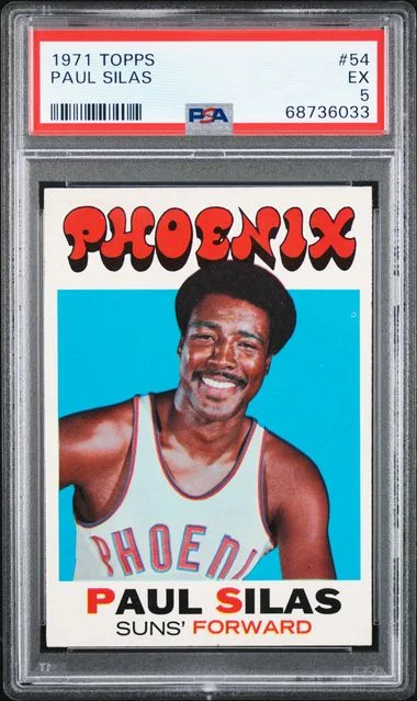 1971 Topps Paul Silas #54 card image