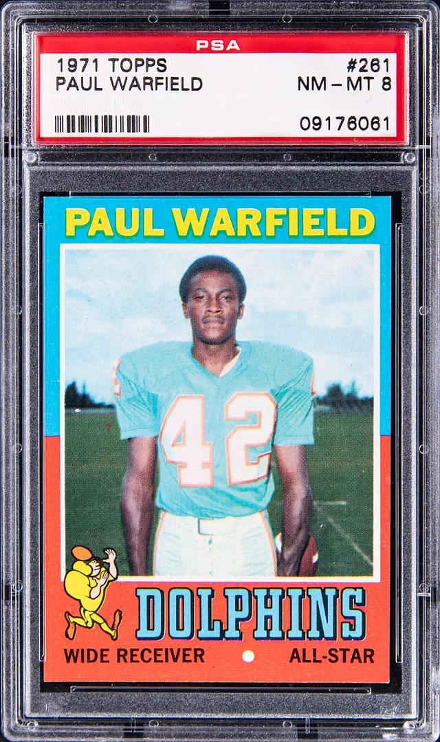 1971 Topps Paul Warfield #261 card image