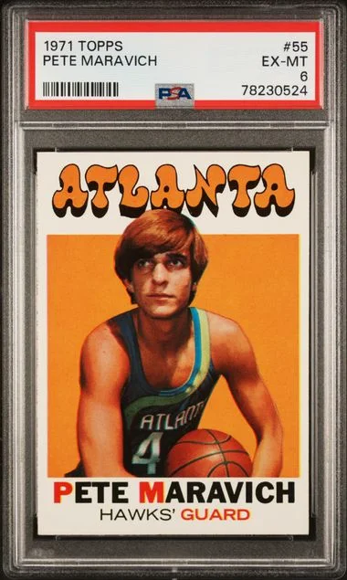 1971 Topps Pete Maravich #55 card image