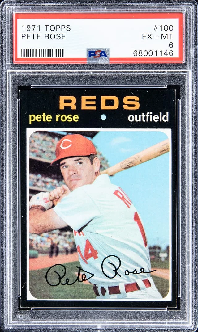 1971 Topps Pete Rose #100 card image