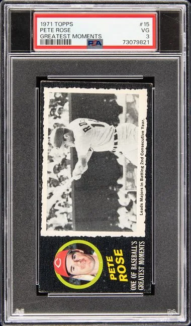 1971 Topps Pete Rose Greatest Moments #15 card image