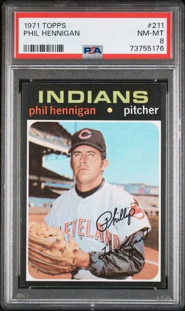 1971 Topps Phil Hennigan #211 card image