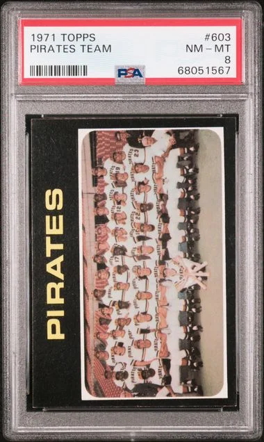 1971 Topps Pirates Team #603 card image