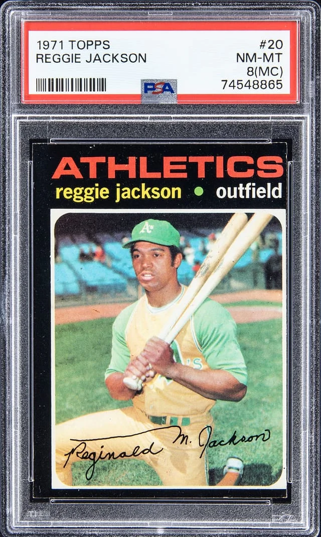 1971 Topps Reggie Jackson #20 card image
