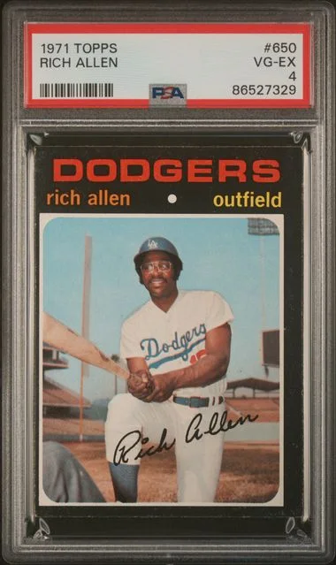 1971 Topps Rich Allen #650 card image