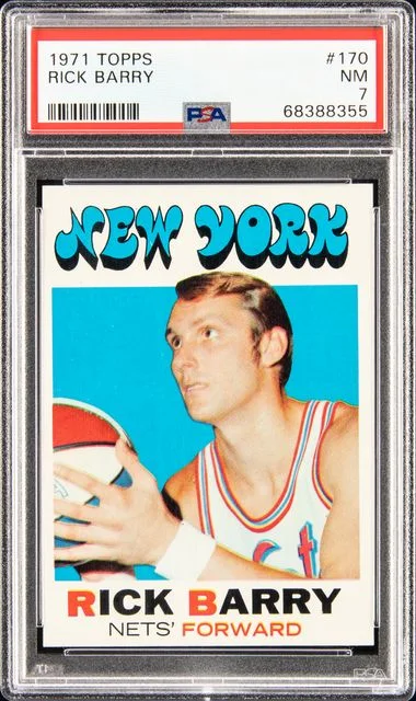 1971 Topps Rick Barry #170 card image