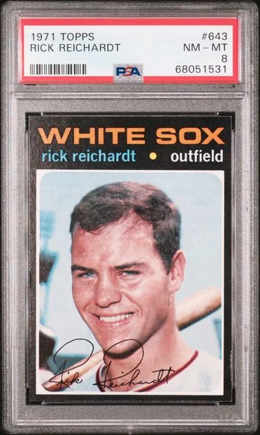 1971 Topps Rick Reichardt #643 card image
