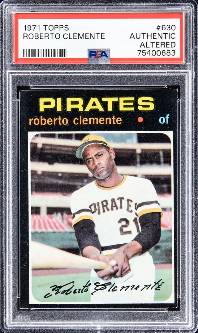 1971 Topps Roberto Clemente #630 card image