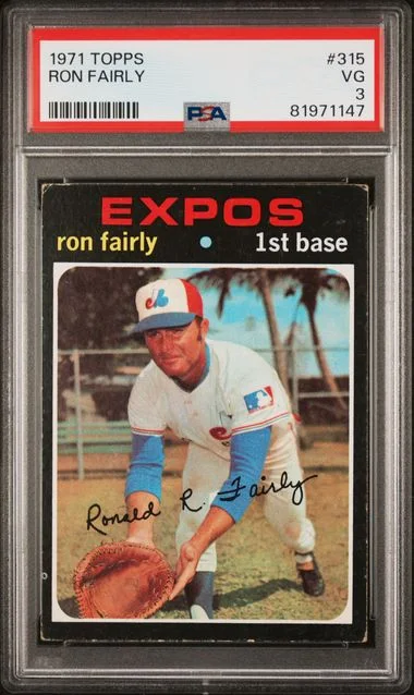 1971 Topps Ron Fairly #315 card image