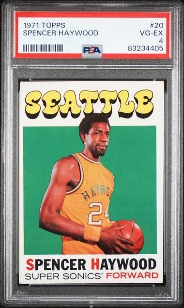 1971 Topps Spencer Haywood #20 card image