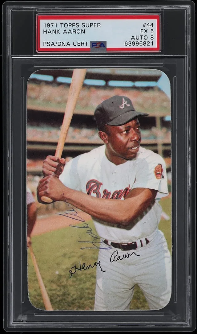 1971 Topps Super Hank Aaron #44 card image