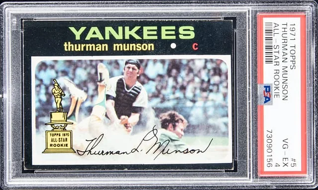 1971 Topps Thurman Munson #5 card image