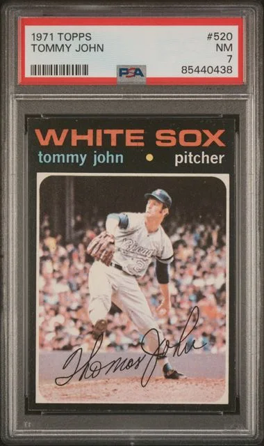 1971 Topps Tommy John #520 card image