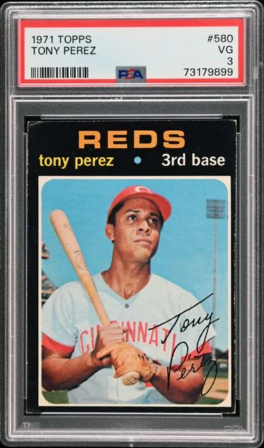 1971 Topps Tony Perez #580 card image