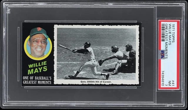 1971 Topps Willie Mays Greatest Moments #41 card image