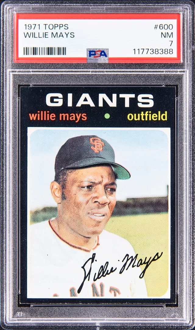 1971 Topps Willie Mays #600 card image