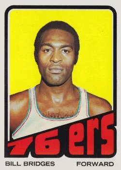 1972-73 Topps Bill Bridges #17 card image