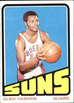 1972-73 Topps Clem Haskins #72 card image