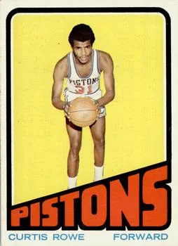 1972-73 Topps Curtis Rowe #24 card image