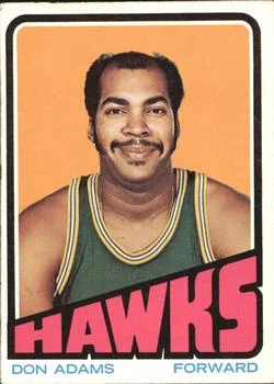 1972-73 Topps Don Adams #77 card image