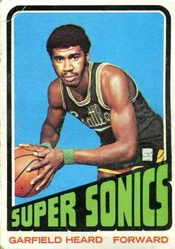 1972-73 Topps Garfield Heard #98 card image