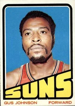 1972-73 Topps Gus Johnson #6 card image