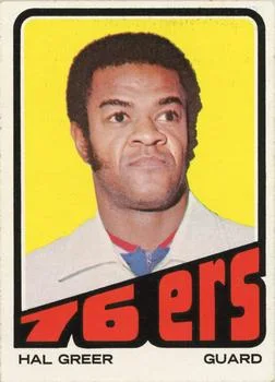 1972-73 Topps Hal Greer #56 card image