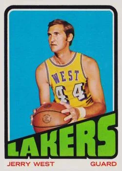 1972-73 Topps Jerry West #75 card image