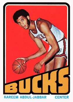 1972-73 Topps Kareem Abdul-Jabbar #100 card image