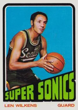 1972-73 Topps Len Wilkens #81 card image