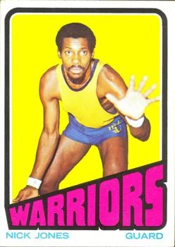 1972-73 Topps Nick Jones #58 card image