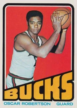 1972-73 Topps Oscar Robertson #25 card image