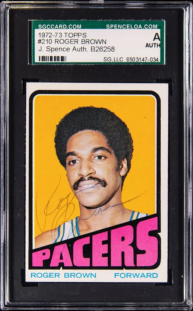 1972-73 Topps Roger Brown #210 card image