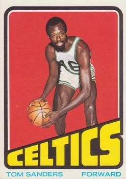 1972-73 Topps Tom Sanders #74 card image