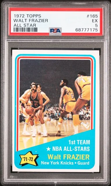 1972-73 Topps Walt Frazier All Star #165 card image
