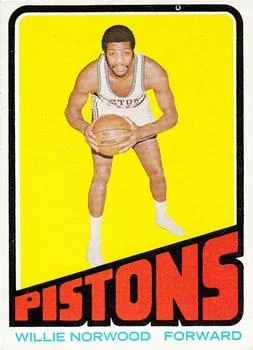 1972-73 Topps Willie Norwood #94 card image