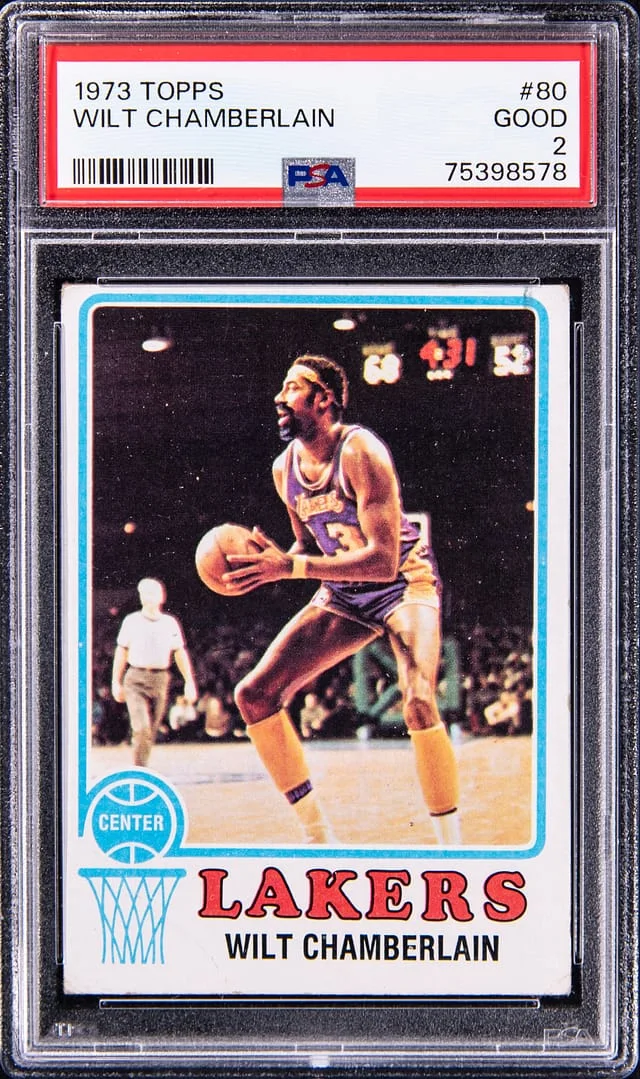 1972-73 Topps Wilt Chamberlain #80 card image