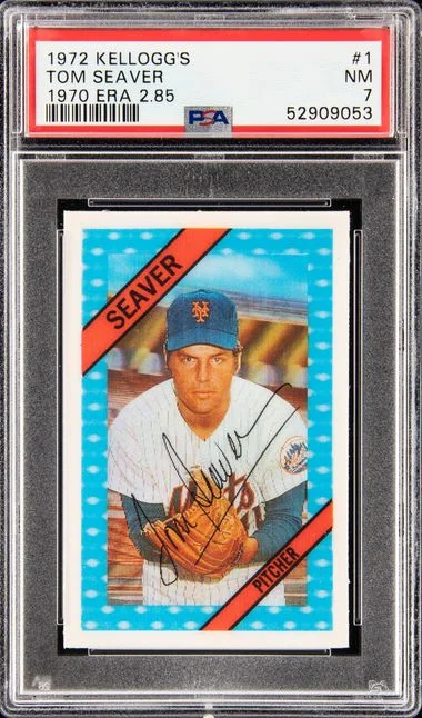 1972 Kellogg's 1970 Era 2.85 Tom Seaver #1 card image