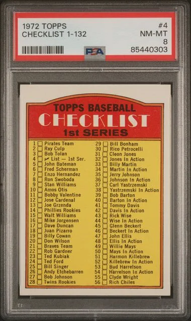 1972 Topps 1-132 #4 card image