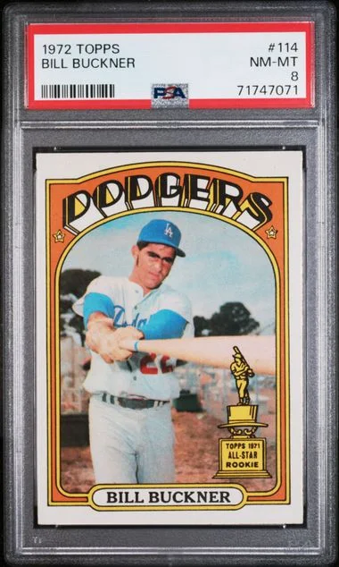 1972 Topps Bill Buckner #114 card image
