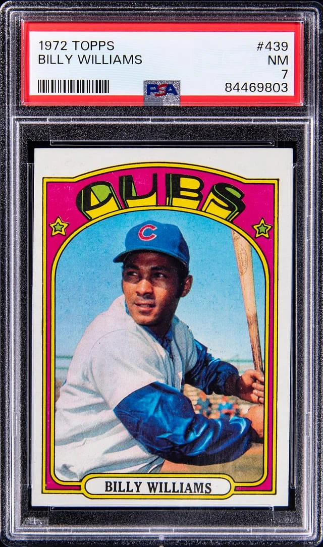 1972 Topps Billy Williams #439 card image