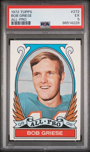 1972 Topps Bob Griese All-Pro #272 card image