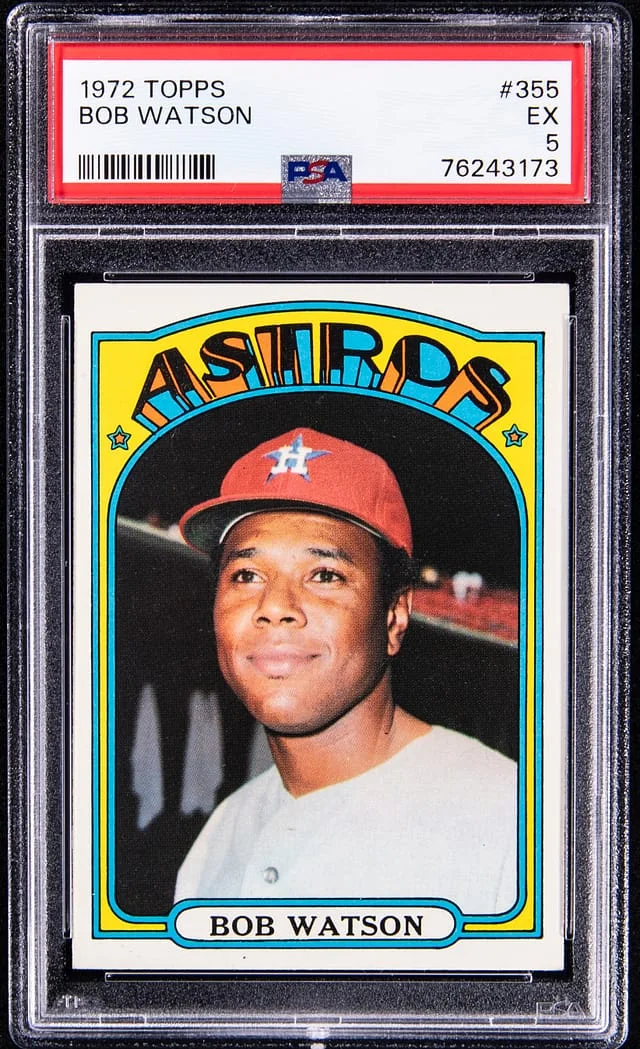 1972 Topps Bob Watson #355 card image
