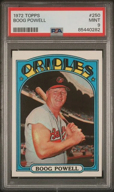 1972 Topps Boog Powell #250 card image